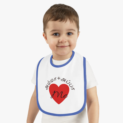 AMMA + APPA Love Me Baby Bib - Design with Bilingual Love Accent