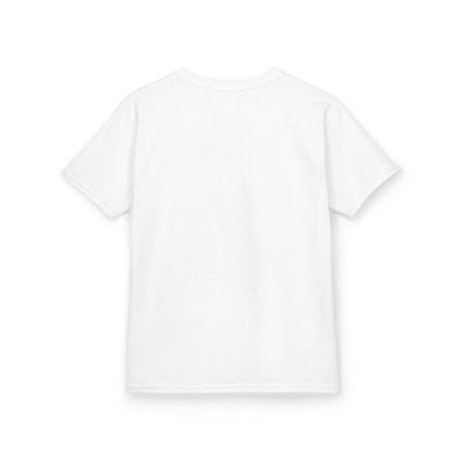 Kids T-Shirt — Red Fist Emblem Front & Heart 'Mom  Daddy  Me' Back
