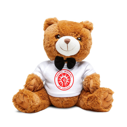 TAMIL AKKAL விடாமுயற்சி Teddy Bear with Heart T-Shirt - Gift